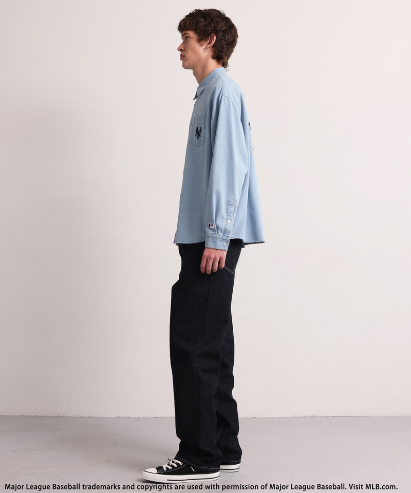【MLB】Embroidered Shirt 詳細画像 ブリーチ 3