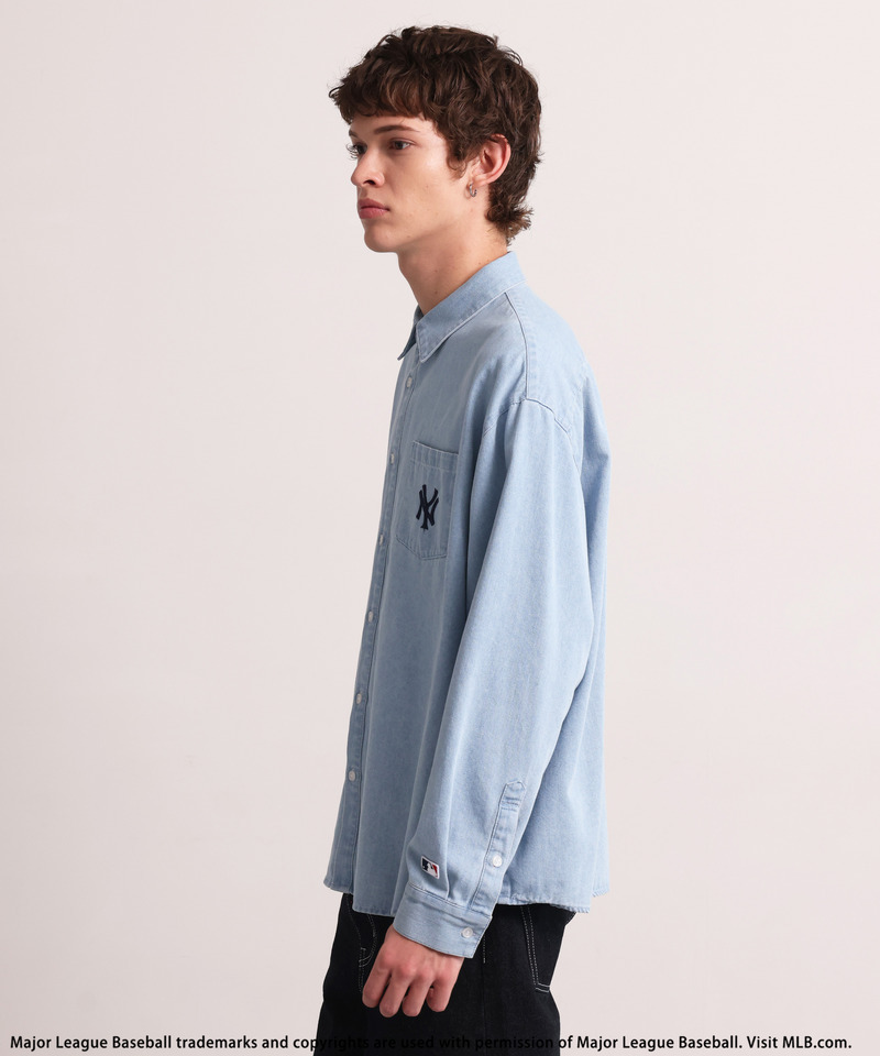 【MLB】Embroidered Shirt 詳細画像 ブリーチ 6