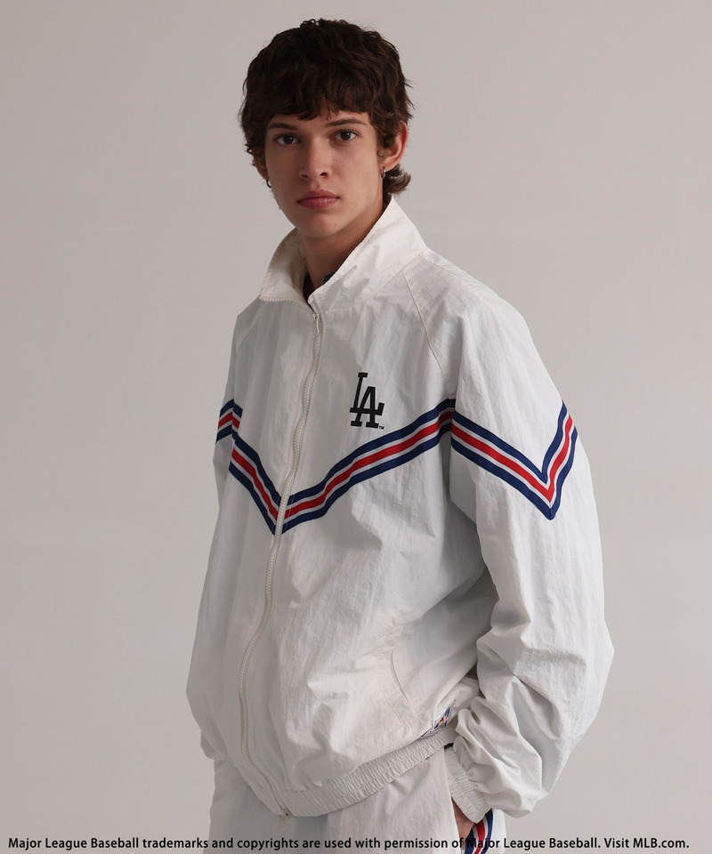 【MLB】Track Jacket 詳細画像 オフホワイト 1