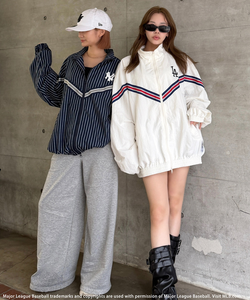 【MLB】Track Jacket 詳細画像 ネイビー 7