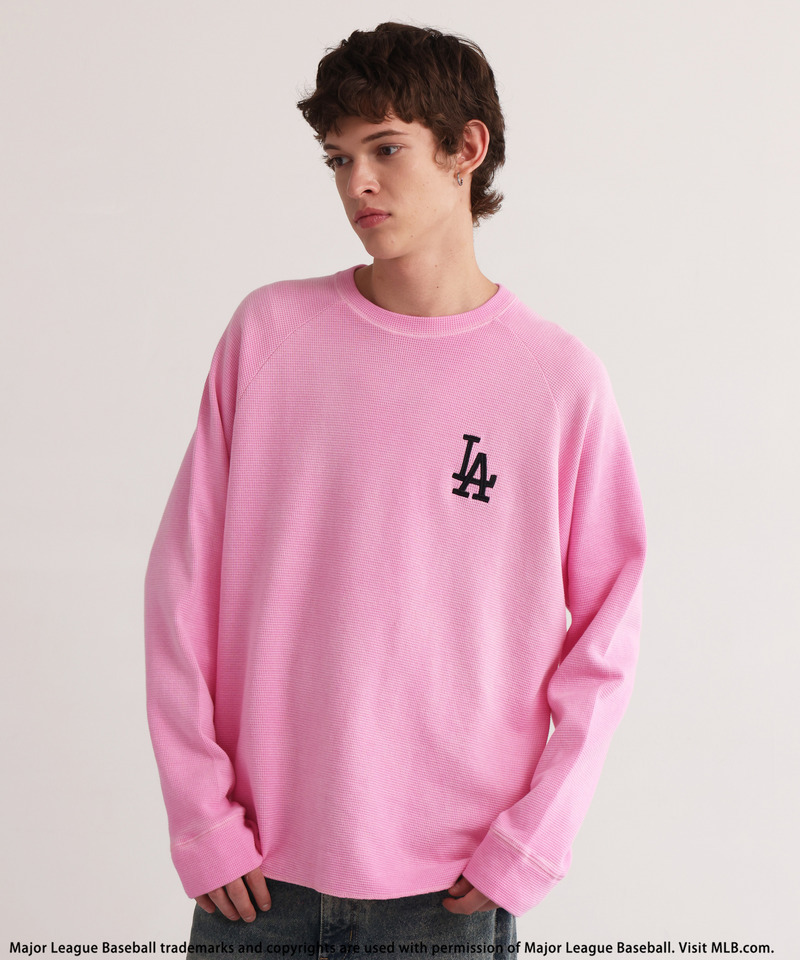 【MLB】Thermal Raglan Tee 詳細画像 ピンク 5