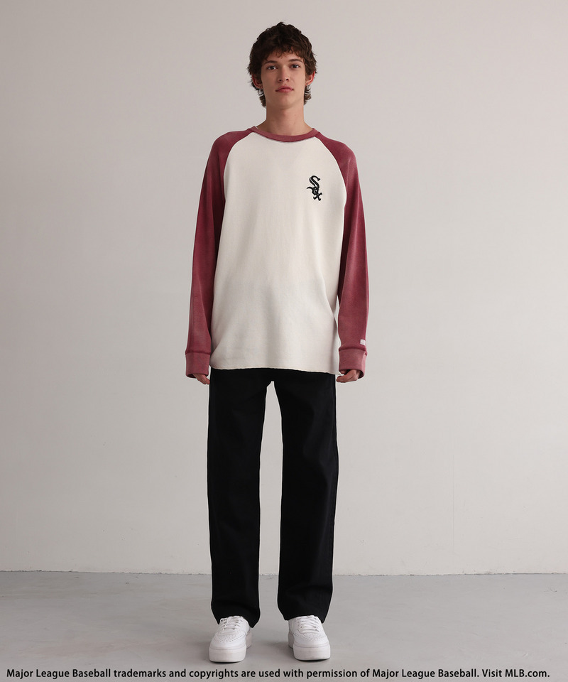 【MLB】Thermal Raglan Tee 詳細画像 ボルドー 2