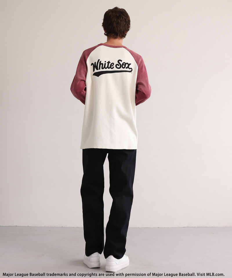 【MLB】Thermal Raglan Tee 詳細画像 ボルドー 3