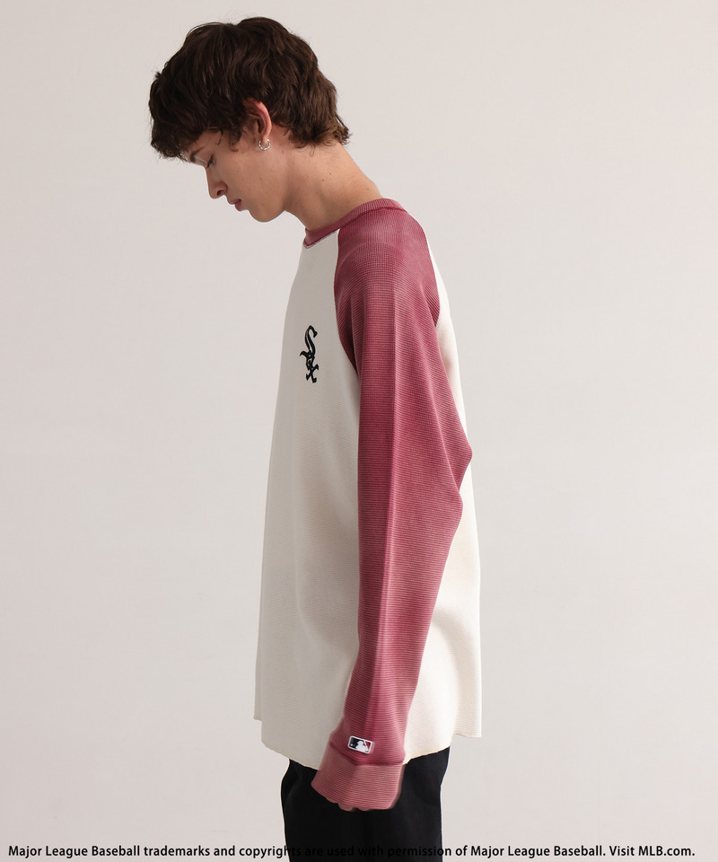【MLB】Thermal Raglan Tee 詳細画像 ボルドー 4