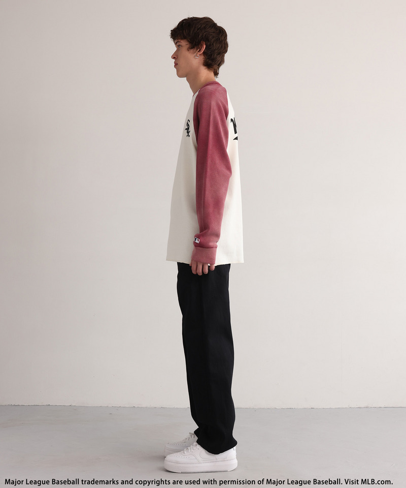 【MLB】Thermal Raglan Tee 詳細画像 ボルドー 6