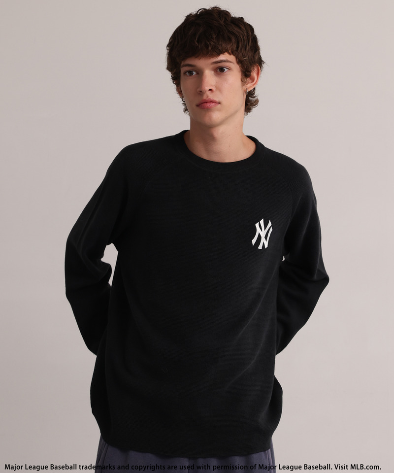 【MLB】Thermal Raglan Tee 詳細画像 ブラック 1