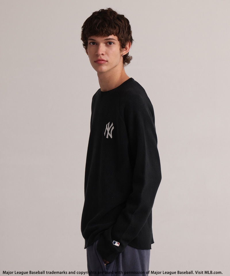 【MLB】Thermal Raglan Tee 詳細画像 ブラック 7