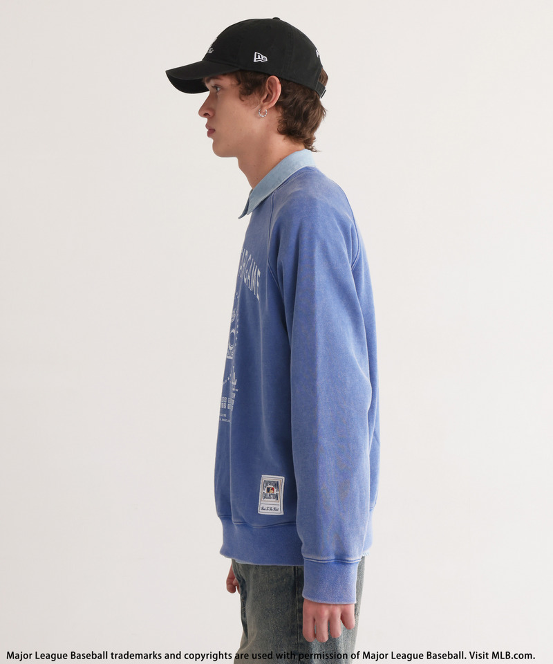 【MLB】Pin Artwork Sweat 詳細画像 ブルー 6
