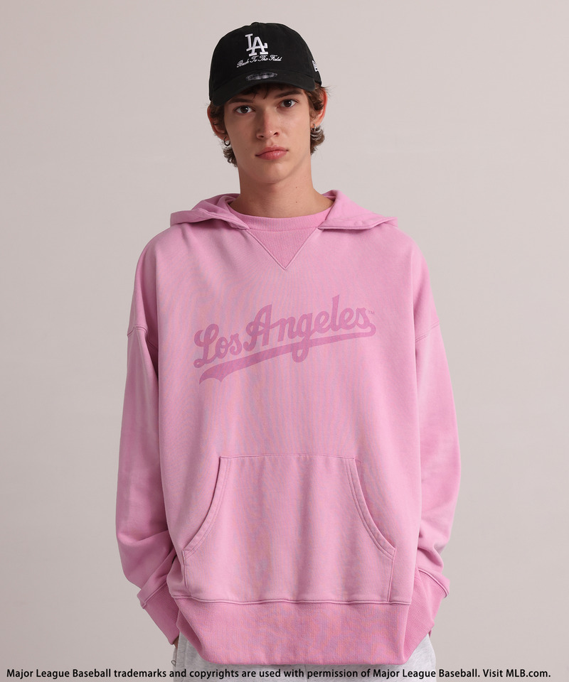 【MLB】Spray Painting Hoodie 詳細画像 ピンク 1