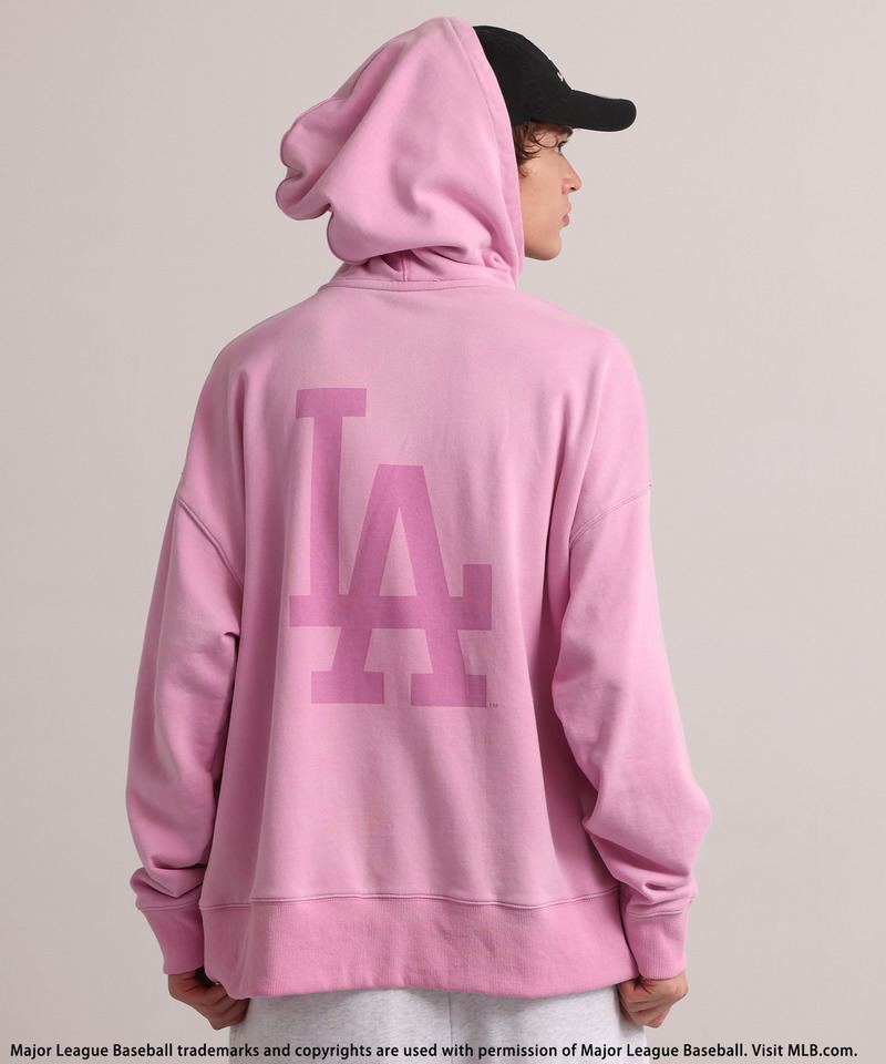 【MLB】Spray Painting Hoodie 詳細画像 ピンク 6