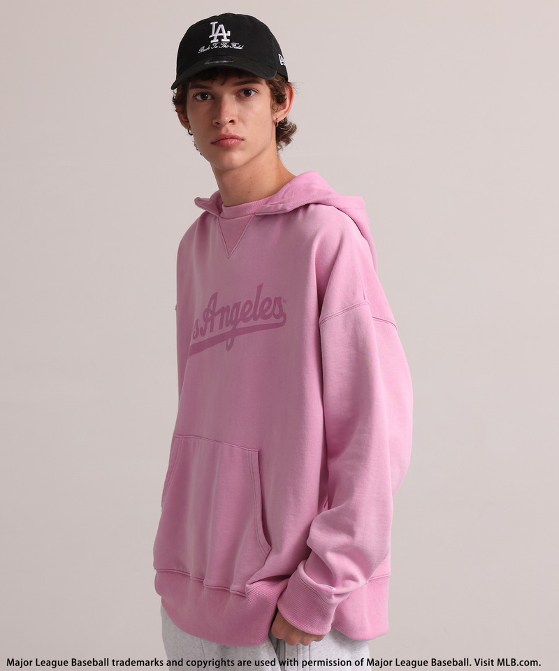 【MLB】Spray Painting Hoodie 詳細画像 ピンク 7