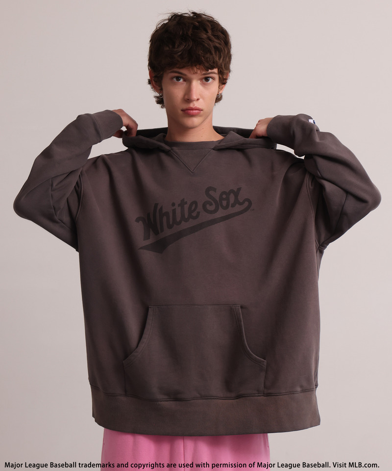 【MLB】Spray Painting Hoodie 詳細画像 ブラック 1