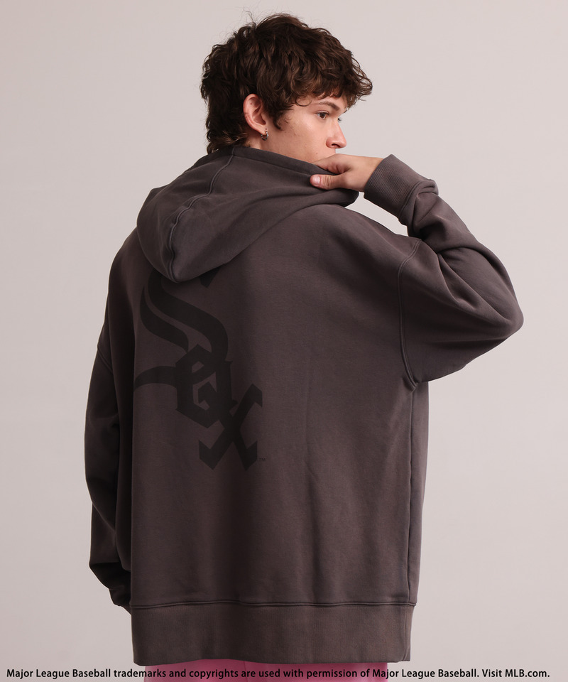 【MLB】Spray Painting Hoodie 詳細画像 ブラック 5