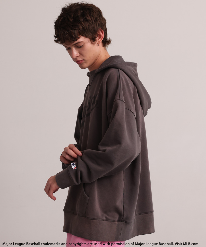 【MLB】Spray Painting Hoodie 詳細画像 ブラック 6