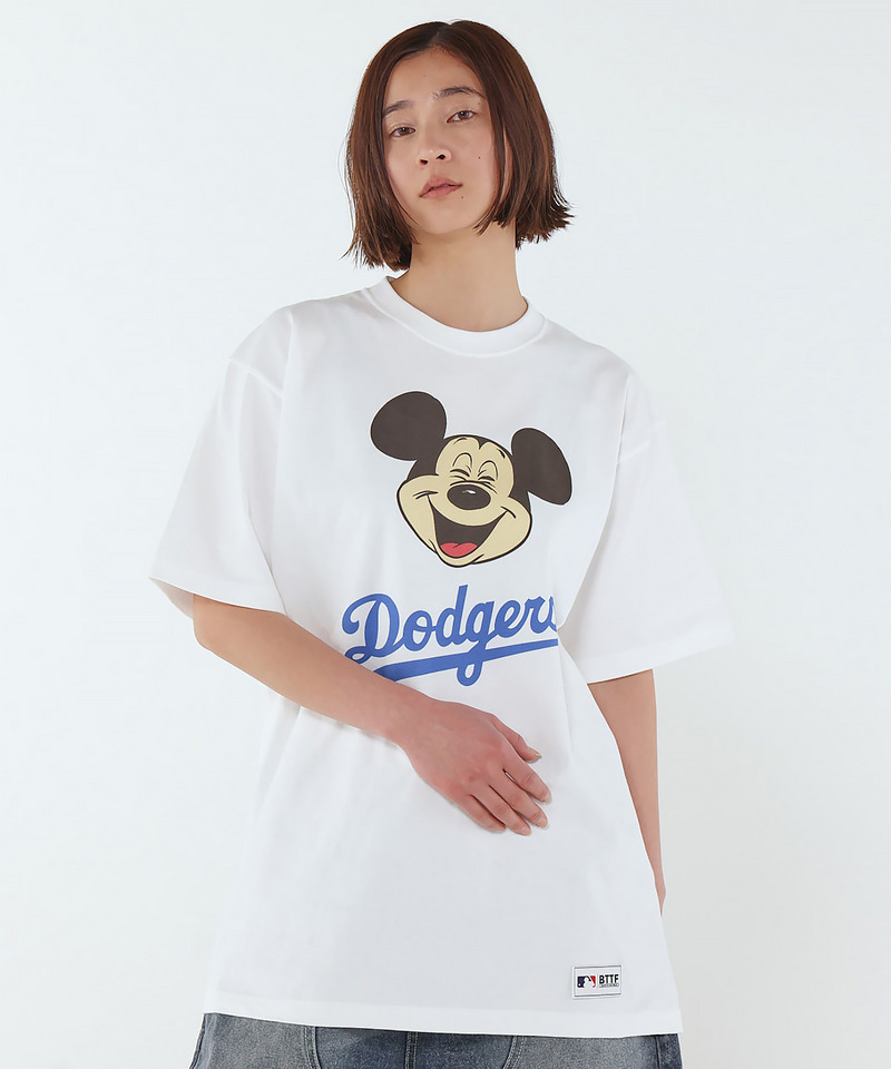 【MLB】【Disney】 Visual Tee 詳細画像 ホワイト 1
