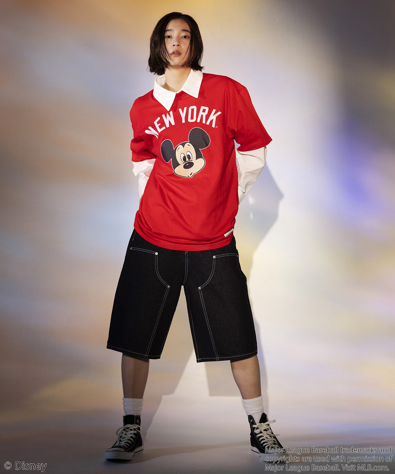 【MLB】【Disney】 Visual Tee 詳細画像 レッド 3