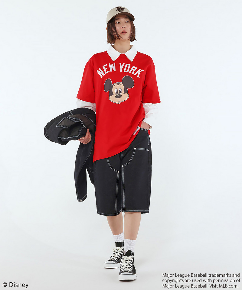【MLB】【Disney】 Visual Tee 詳細画像 レッド 8