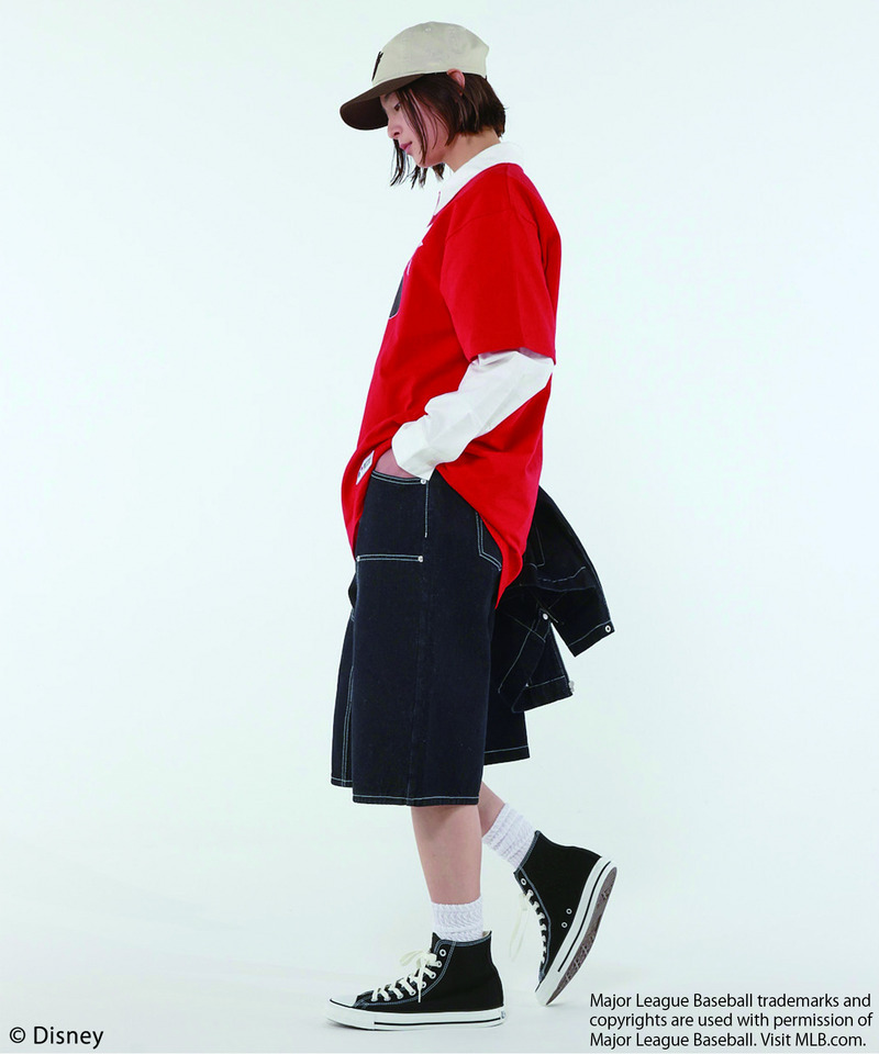 【MLB】【Disney】 Visual Tee 詳細画像 レッド 9
