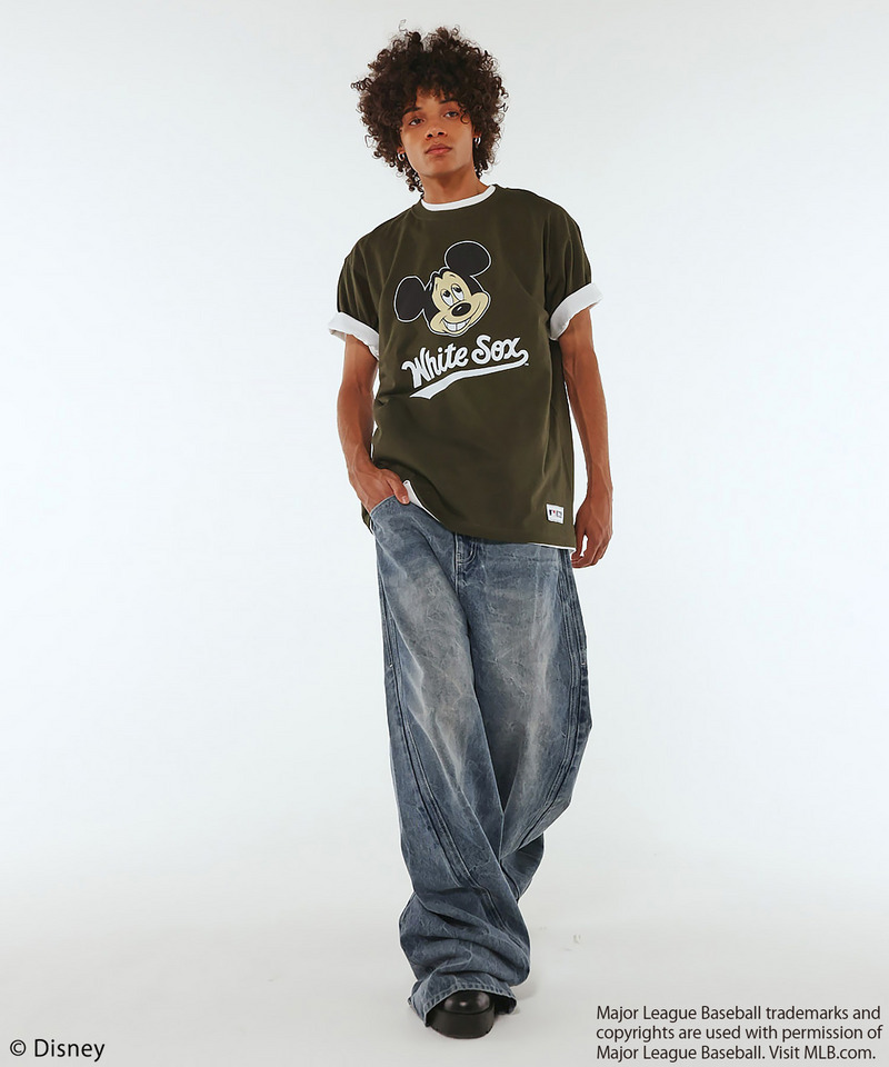 【MLB】【Disney】 Visual Tee 詳細画像 カーキ 5