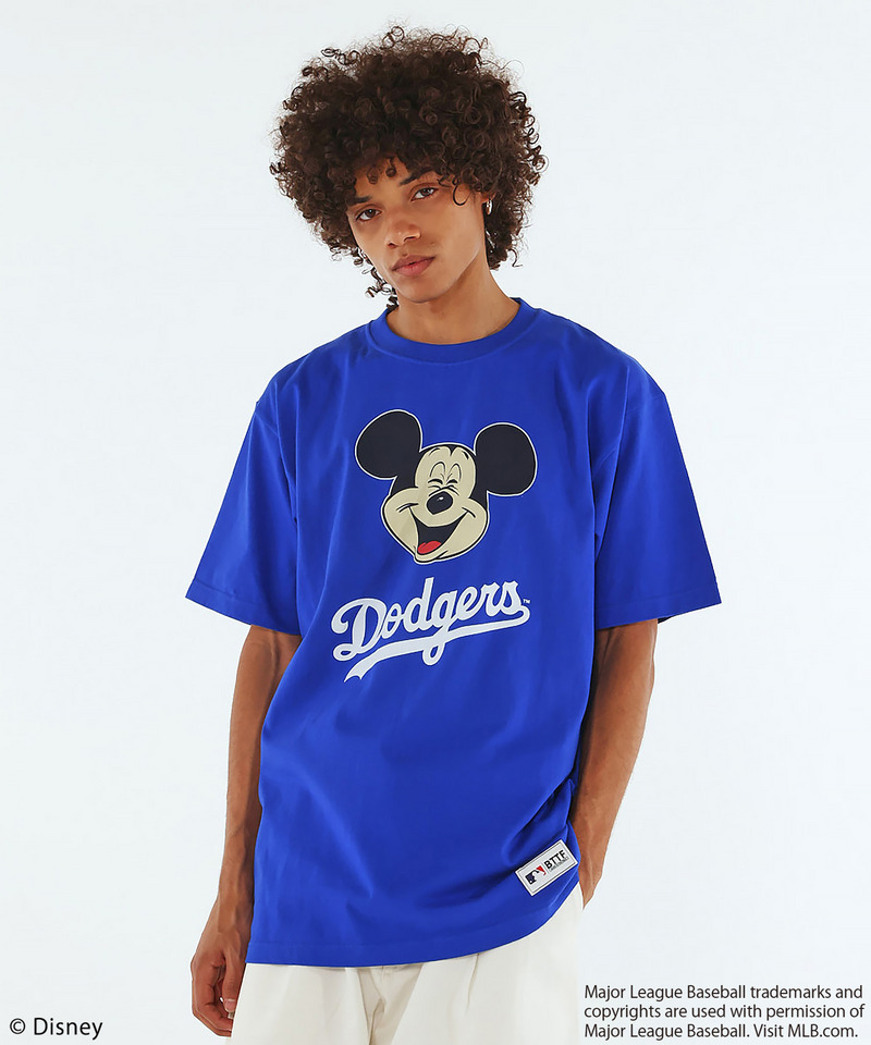 【MLB】【Disney】 Visual Tee 詳細画像 ブルー 1