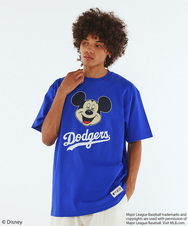 【MLB】【Disney】 Visual Tee 詳細画像 ブルー 2