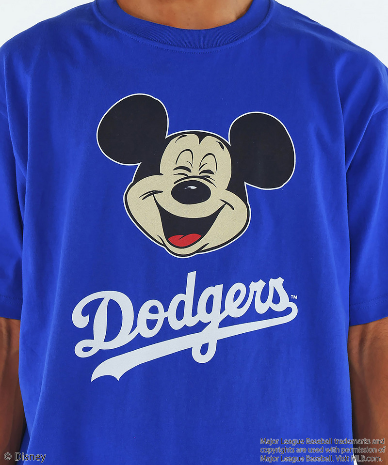 【MLB】【Disney】 Visual Tee 詳細画像 ブルー 4