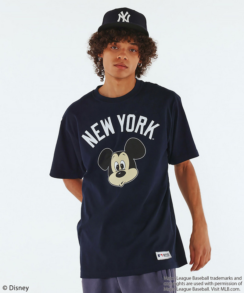 【MLB】【Disney】 Visual Tee 詳細画像 ネイビー 1
