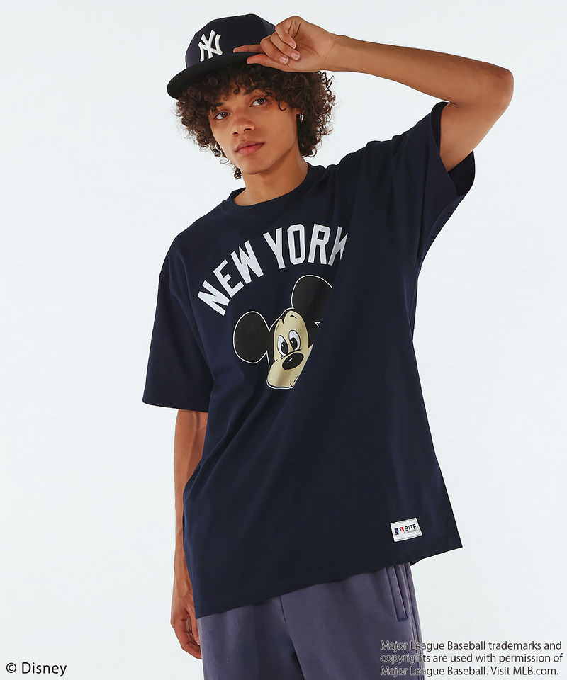 【MLB】【Disney】 Visual Tee 詳細画像 ネイビー 2