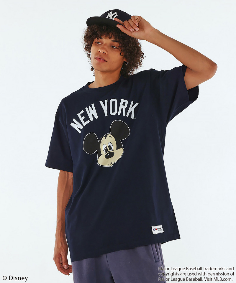 【MLB】【Disney】 Visual Tee 詳細画像 ネイビー 3