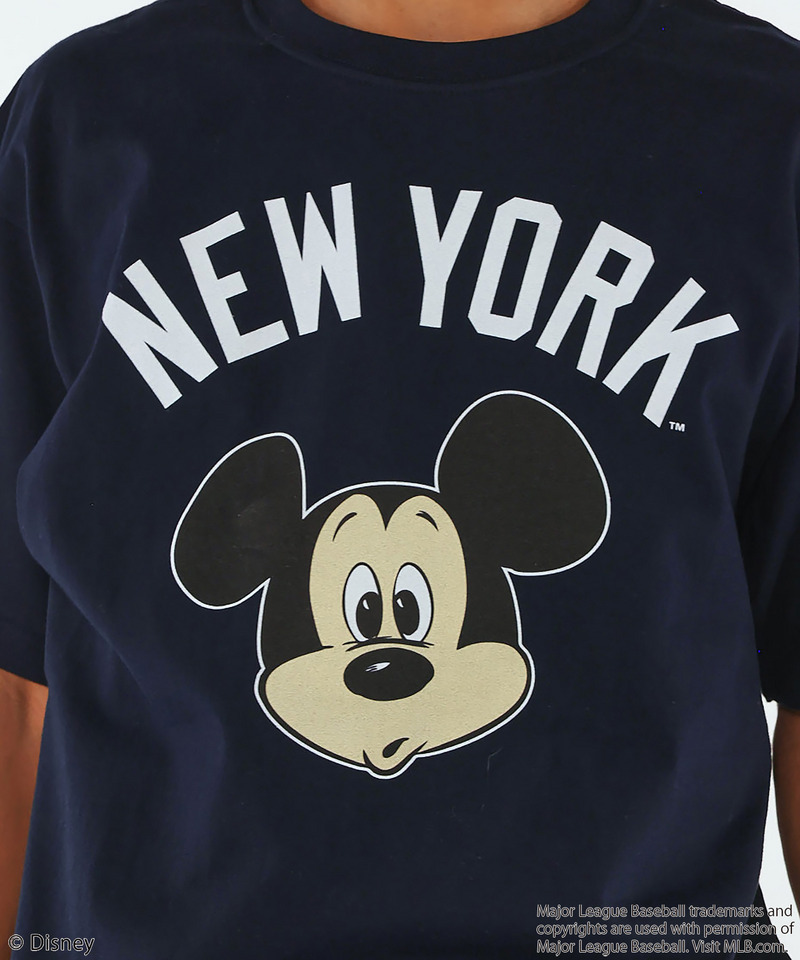 【MLB】【Disney】 Visual Tee 詳細画像 ネイビー 5