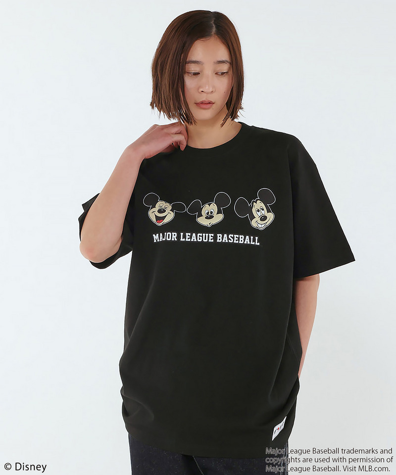 【MLB】【Disney】 Visual Tee 詳細画像 ブラック 2