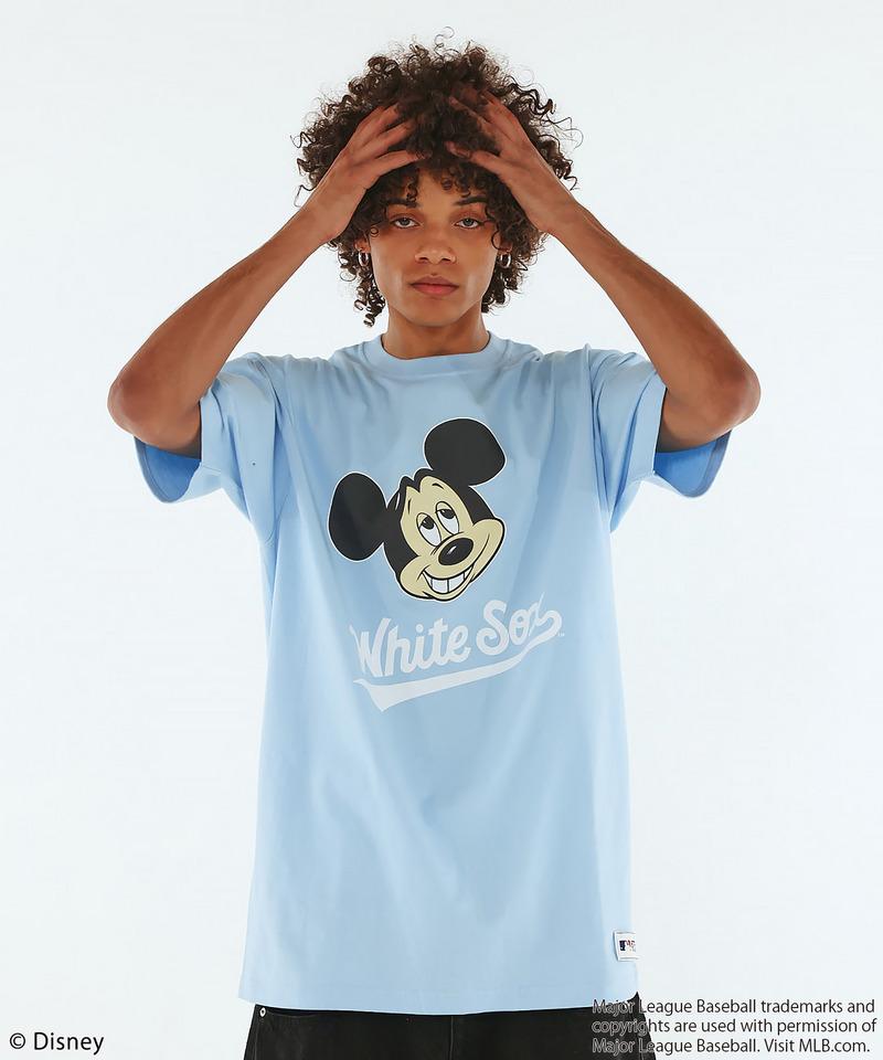 【MLB】【Disney】 Visual Tee 詳細画像 ブルー系 1