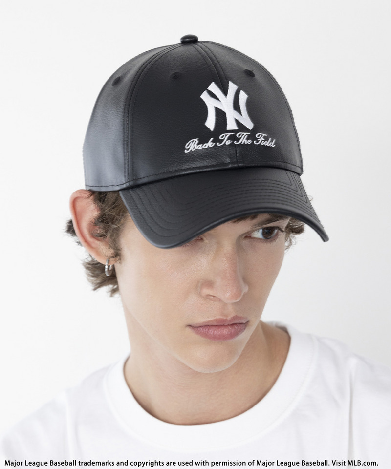 【NEWERA】【MLB】9FORTY Synthetic Leatger 詳細画像 ブラック 1