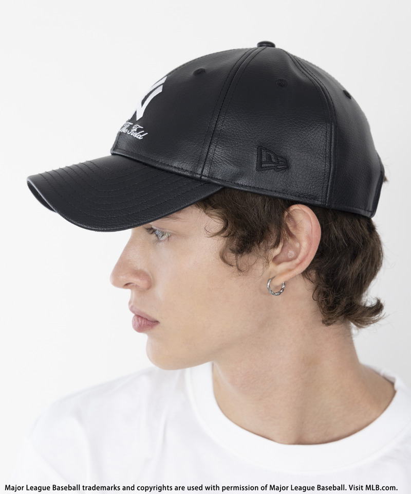 【NEWERA】【MLB】9FORTY Synthetic Leatger 詳細画像 ブラック 3
