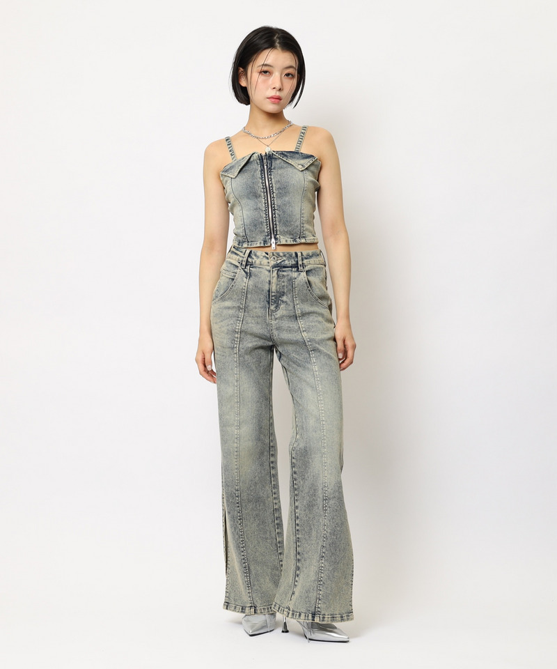 デニムビスチェセットアップ 詳細画像 デニムブルー 2