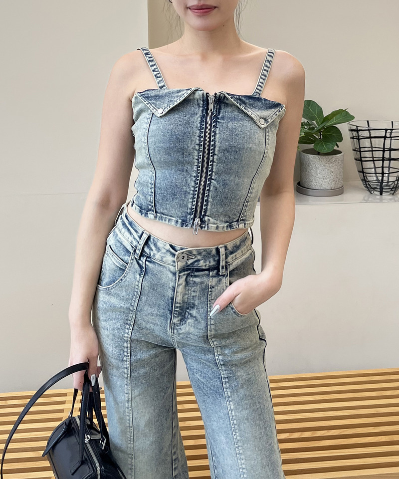 デニムビスチェセットアップ 詳細画像 デニムブルー 6