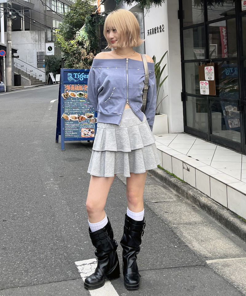 フロストオフショルトップス 詳細画像 ブルー 5