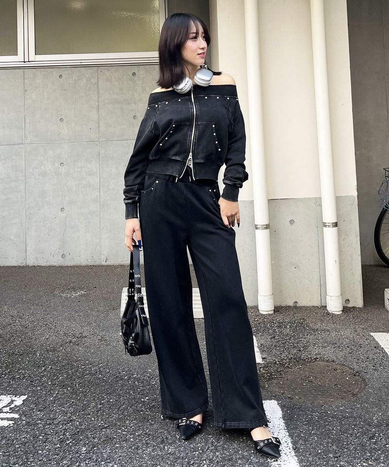 フロストオフショルトップス 詳細画像 ブラック 9