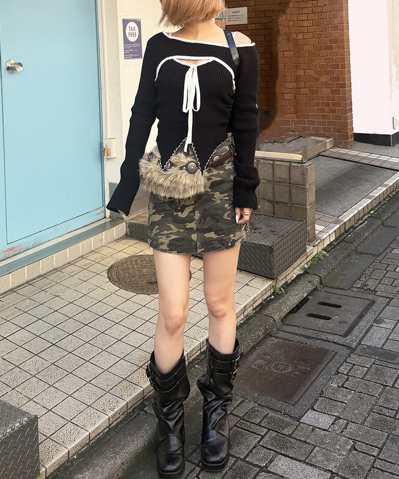 レイヤードスカート 詳細画像 カーキ系 3
