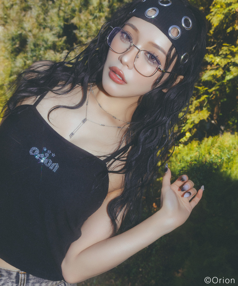 【Orion/オリオン】ラインストーンロゴパイルキャミソール 詳細画像 ブラック 4