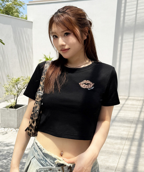 【SPIRAL LIP】マイクロミニＴシャツ 詳細画像