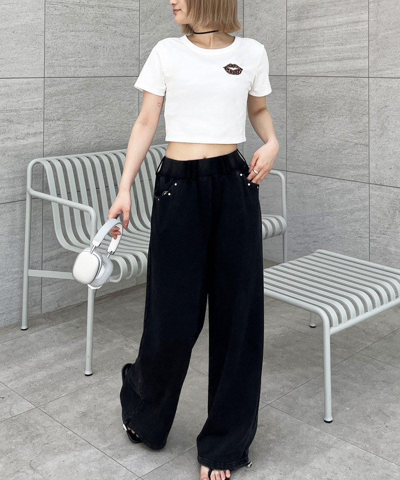 【SPIRAL LIP】マイクロミニＴシャツ 詳細画像 ホワイト 2