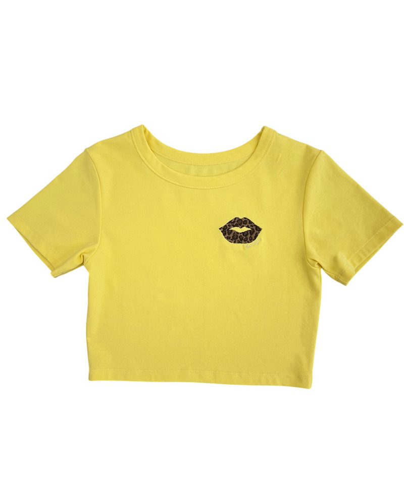 【SPIRAL LIP】マイクロミニＴシャツ 詳細画像 イエロー 3