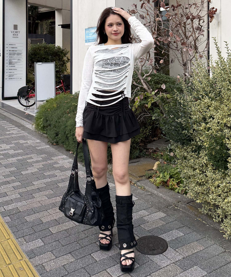 2WAY厚底サンダルカバーブーツ 詳細画像 ブラック 5