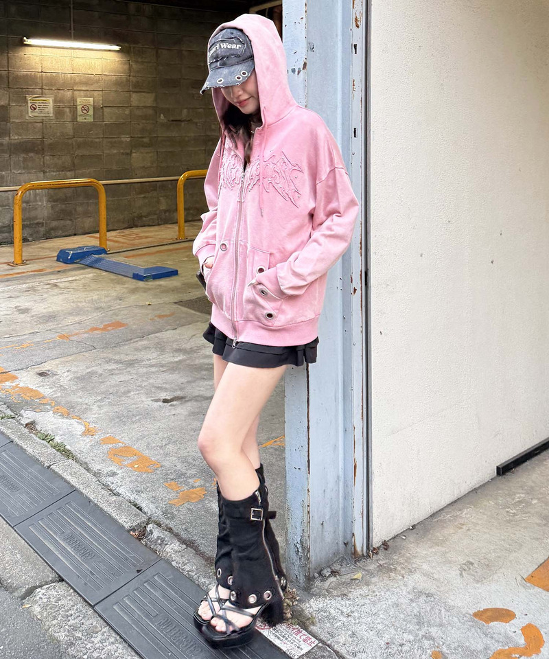 2WAY厚底サンダルカバーブーツ 詳細画像 ブラック 7