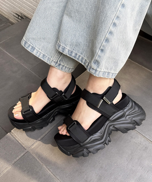 厚底スポーツサンダル 詳細画像