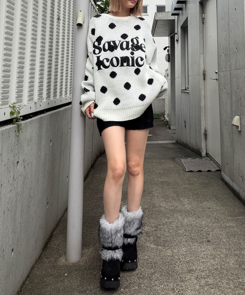 スタッズファーショートブーツ｜SPIRALGIRL スパイラルガール 商品詳細