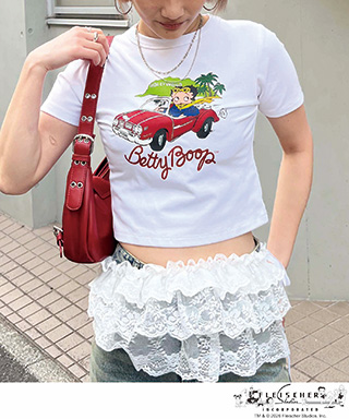 【BETTY BOOP&trade;】マイクロミニＴシャツ