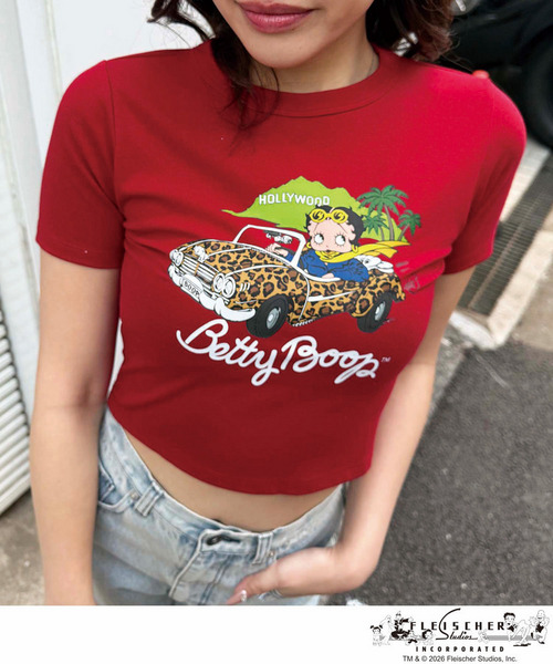 【BETTY BOOP&trade;】マイクロミニＴシャツ 詳細画像