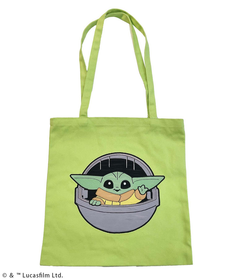 【STAR WARS/マンダロリアン/グローグー】トートバッグ 詳細画像 グリーン 1